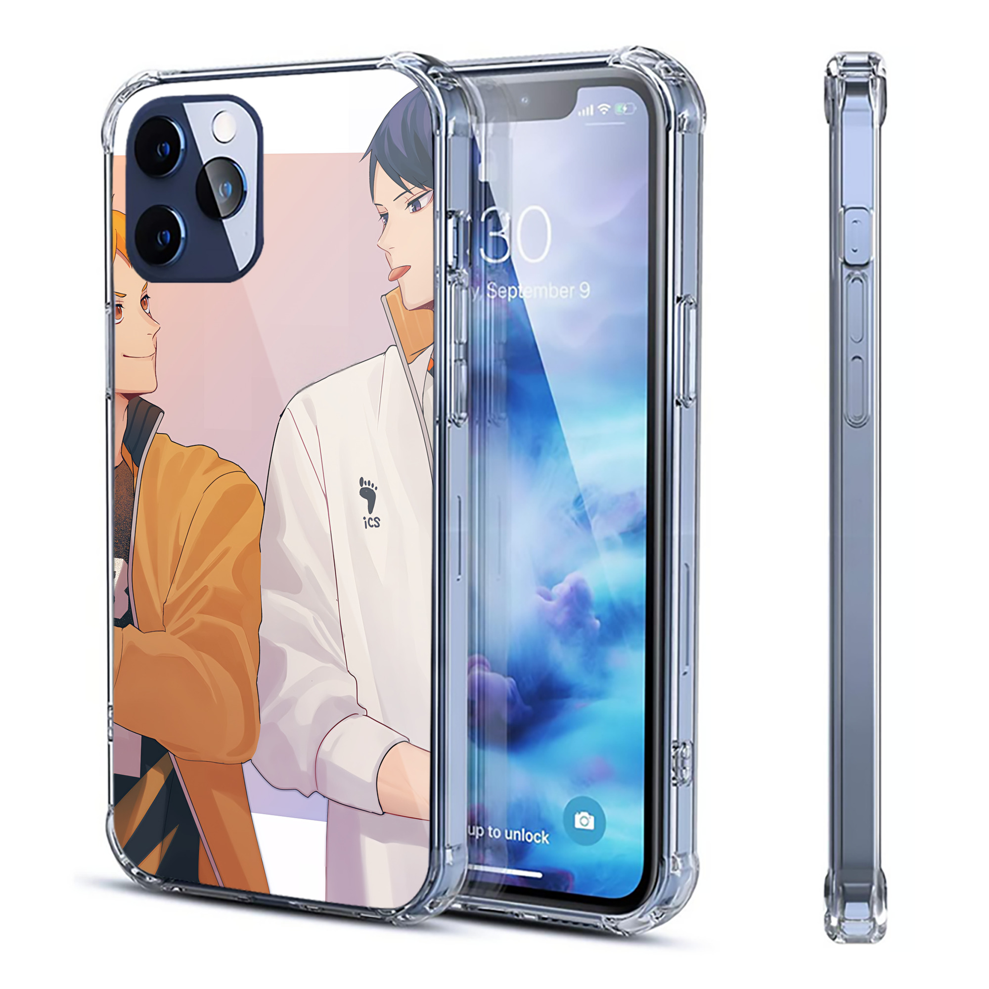 ハイキュー!! Haikyu!! 【iPhone 12シリーズ対応】透明スマホケース（クリアソフトケース）